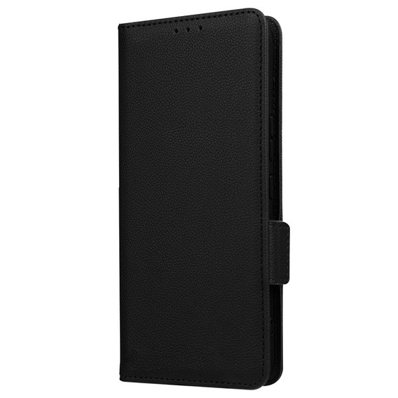 Klopové pouzdro pro Nokia X30 5G, Wallet Litchi Magnet Case, černé