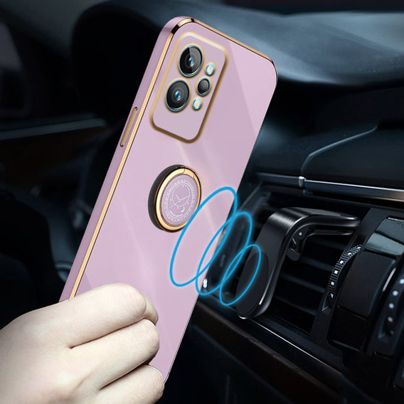 Pouzdro pro Realme GT2 Pro, Electro Ring, fialové