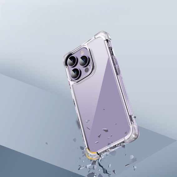 Pouzdro pro iPhone 13 Pro, ERBORD CornerShield, průhledné