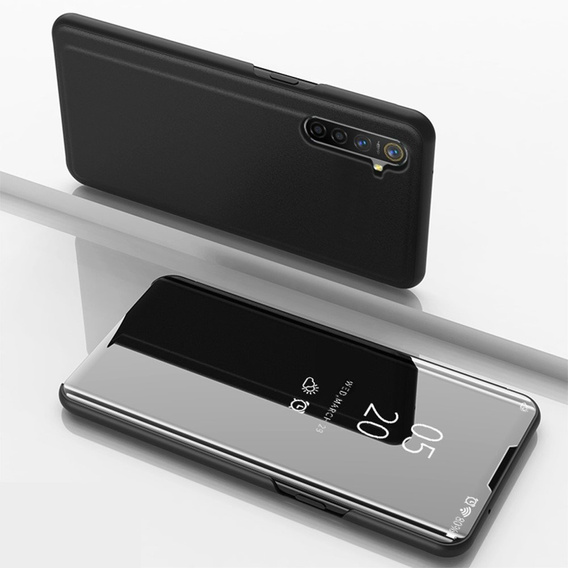 Pouzdro pro Realme 6 Pro, Clear View, černé
