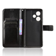 Klopové pouzdro pro Realme GT 7 / 7T, Crazy Horse Wallet, černé