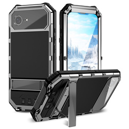 Pancéřové pouzdro pro iPhone 16E, R-JUST, stříbrné