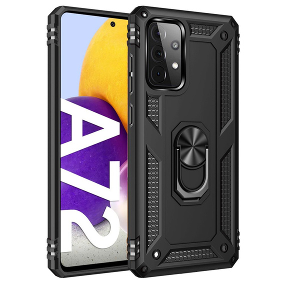 Pancéřové pouzdro pro Samsung Galaxy A72 5G, Nox Case Ring, modré