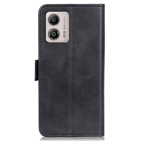 Klopové pouzdro pro Motorola Moto G53 5G / G13 / G23, Wallet, černé