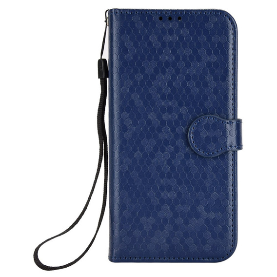 Klopové pouzdro pro Oppo Reno 14F, Wallet Rhombus, modré