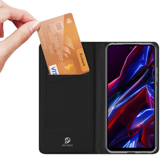 Pouzdro Dux Ducis pro Xiaomi Redmi Note 12 5G / POCO X5 5G, Skinpro, černé