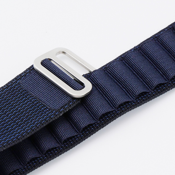 Nylonový řemínek pro Apple Watch 1/2/3/4/5/6/7/8/SE/ULTRA 42/44/45/49 mm, námořnicky modrý