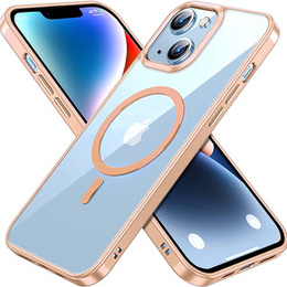 Pouzdro pro iPhone 14 Plus, ERBORD Hybrid MagSafe Case, zlaté