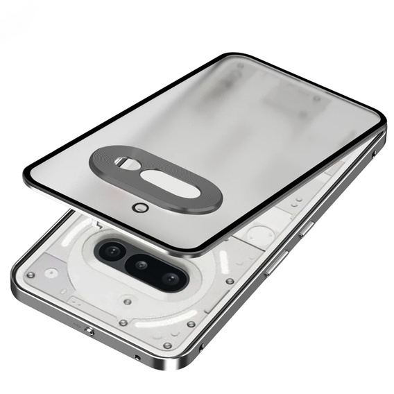 Pouzdro pro Nothing Phone 3A, Frame Case, šedé