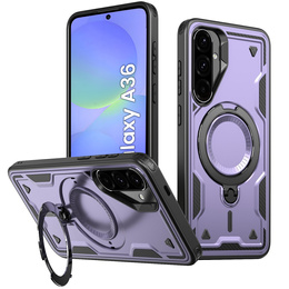Pouzdro pro Samsung Galaxy A36, Military MagSafe, fialové