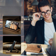 Pouzdro CASEME pro Samsung Galaxy M33 5G, Leather Wallet Case, hnědé