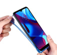 Pouzdro pro Honor Magic 6 Lite 5G, Gradient Dropproof, Fialová / modrá