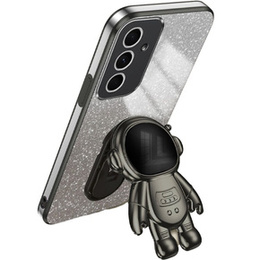 Pouzdro pro Samsung Galaxy A55 5G, Glitter Astronaut, černé