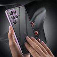 Pouzdro pro Samsung Galaxy S21 Ultra, Magnetic Dual Glass, fialové