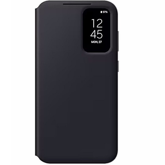 Originální pouzdro Samsung pro Galaxy S23 FE, S View Wallet Cover, černé
