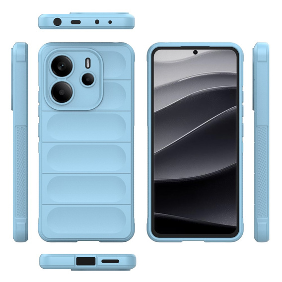 Pouzdro pro Xiaomi Redmi Note 14 4G, Gaming Shockproof, modré