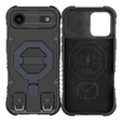 Pouzdro pro iPhone Air, pro MagSafe, pancéřované se stojánkem, černé