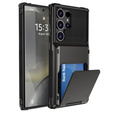 Pouzdro pro Samsung Galaxy S25 Ultra, Card Holder Kickstand, černé