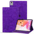 Pouzdro s klopou pro Lenovo Tab M11, flower, fialové