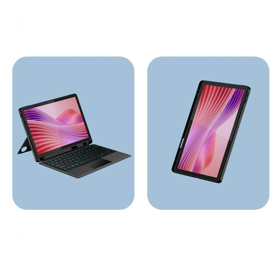 Pouzdro + klávesnice Lenovo Tab Plus, černé