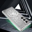 Pouzdro pro Samsung Galaxy Z Fold6 5G, Mechanical Legend, stříbrné