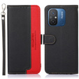Klopové pouzdro pro Xiaomi Redmi 12C, KHAZNEH RFID, černé / červené