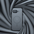 Pouzdro pro Google Pixel 9A, pro MagSafe, ERBORD Matt Case, černý