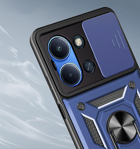 Pancéřové pouzdro pro Xiaomi Redmi 15C 4G/LTE, CamShield Slide, modré