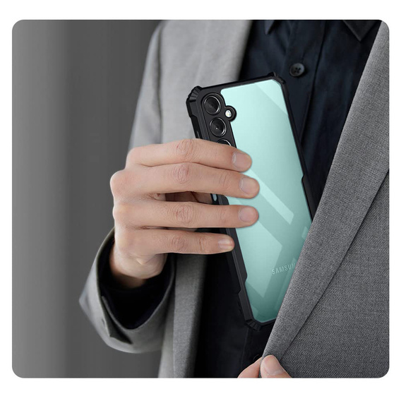 Pouzdro pro Samsung Galaxy A26, AntiDrop Hybrid, černé + tvrzené sklo 9H