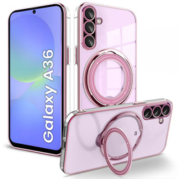 Magnetické pouzdro pro Samsung Galaxy A36 5G, pro MagSafe, růžové