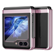 Pouzdro pro Samsung Galaxy Z Flip7 FE / Z Flip6, PC Case, transparentní / růžové
