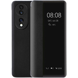 Flipové pouzdro pro Honor 70 5G, Side View, černé