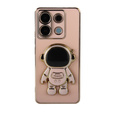 Pouzdro pro Xiaomi Redmi Note 13 Pro 5G, Astronaut, růžové + 9H tvrzené sklo
