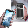 Pancéřové pouzdro pro iPhone 16E, R-JUST, stříbrné