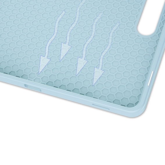 Pouzdro pro Samsung Galaxy Tab S9 FE / S10 FE, Smartcase s prostorem pro stylus, modré