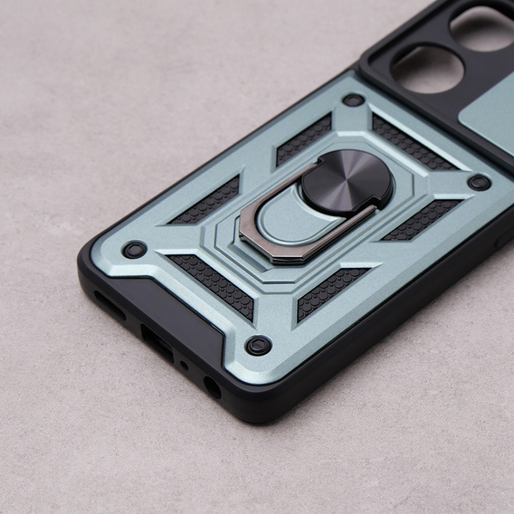 Pouzdro pro Oppo A98 5G, CamShield Slide, zelený