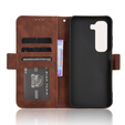 Klopové pouzdro pro Infinix Hot 50 4G, Card Slot, hnědé
