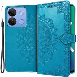 Klopové pouzdro pro Infinix Smart 7 HD 4G, Mandala, modré