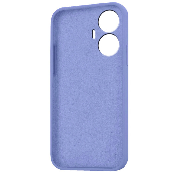 Pouzdro pro Realme C55, Silicone Lite, fialové