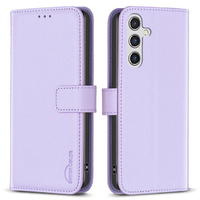 Klopové pouzdro pro Samsung Galaxy A55 5G,BINFEN Wallet, fialové