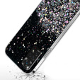 Pouzdro pro Xiaomi Redmi Note 11/11S, Glittery, černé