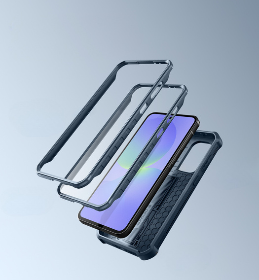 Pancéřové pouzdro pro Samsung Galaxy A36 5G, Dexnor Full Body (Two Frames), modré
