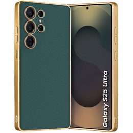 Pouzdro pro Samsung Galaxy S25 Ultra, GKK Leather, zelené
