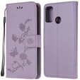 Klopové pouzdro pro Motorola Moto G10 / G30, Butterfly, modré