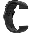 Univerzální silikonový řemínek 22 mm, černý