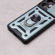 Pouzdro pro Xiaomi Poco X5 Pro 5G, CamShield Slide, zelený
