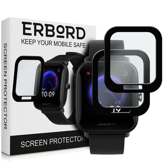2x hybridní sklo ERBORD pro Amazfit BIP U PRO