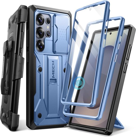 Odolné pouzdro pro Samsung Galaxy S25 Ultra – Tongate MECH Series Clip, černé