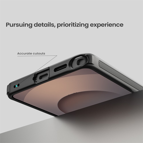 Pouzdro Nillkin Frosted Shield Pro MagSafe pro Samsung Galaxy S26 Ultra, průhledné / černé