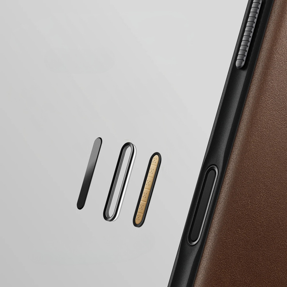 Pouzdro Nomad pro iPhone 17 Pro Max, Modern Leather Folio, hnědé